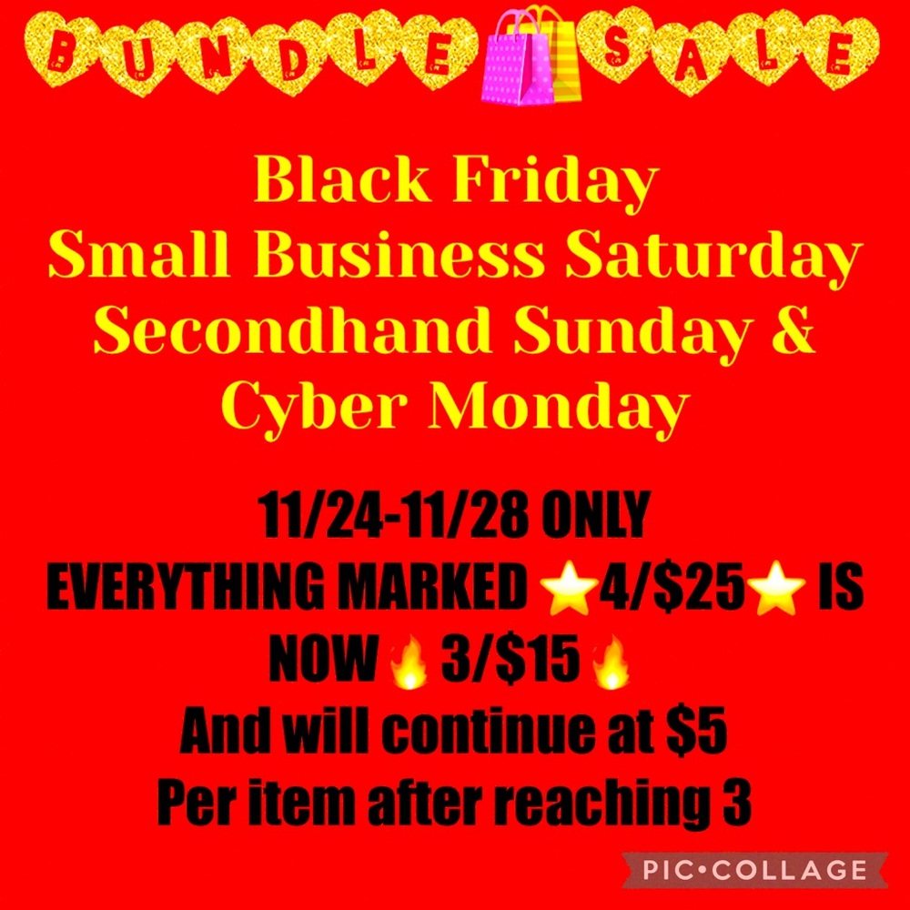 Thanksgiving Weekend Bundle Sale!!!